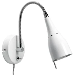 Armaturhantverk Tanum vägglampa, vit 37cm