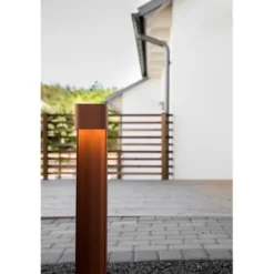 Belid Taurus pollare LED, roststruktur 80cm