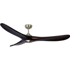 Texa Design Taurus takfläkt nickel/valnöt