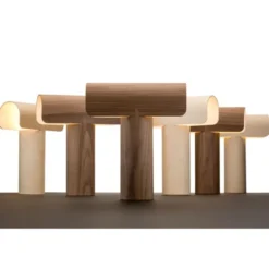 Secto Design Teelo bordslampa, björk 38cm