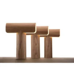 Secto Design Teelo bordslampa, valnöt 38cm