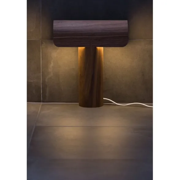 Secto Design Teelo bordslampa, valnöt 38cm