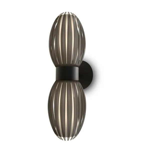 Herstal Tentacle Vägglampa Duo Svart/Rök G9