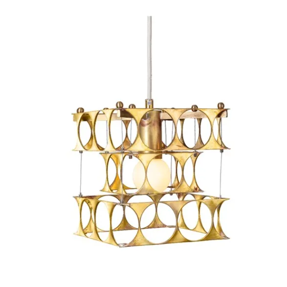 Örsjö Belysning Terrace taklampa mini, rå mässing