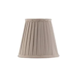 Karlskrona Lampfabrik Textilskärm beige 13cm