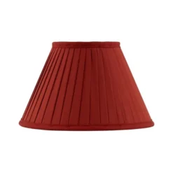 Karlskrona Lampfabrik Textilskärm 20 cm, Mörkröd