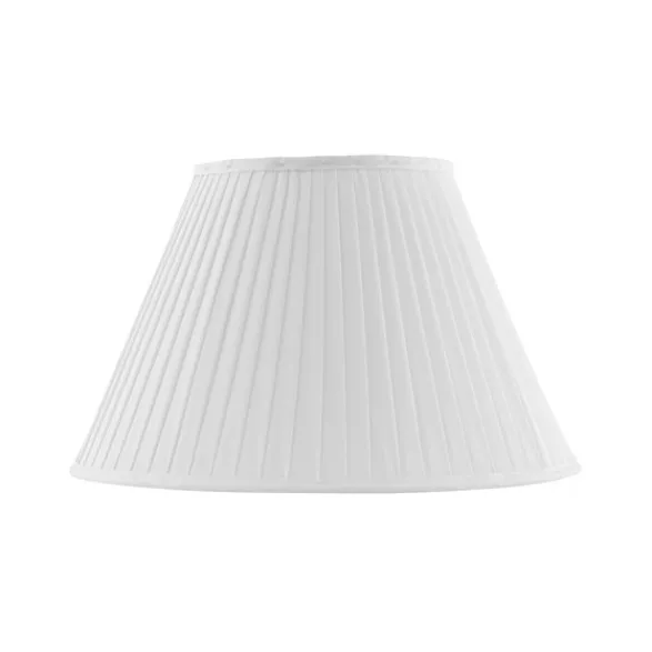 Karlskrona Lampfabrik Textilskärm 30 cm, Naturvit