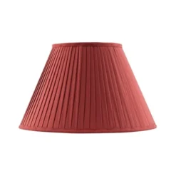 Karlskrona Lampfabrik Textilskärm 30 cm, Röd