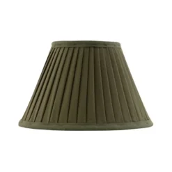 Karlskrona Lampfabrik Textilskärm 20 cm, Skogsgrön