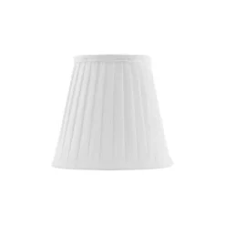 Karlskrona Lampfabrik Textilskärm naturvit 13cm