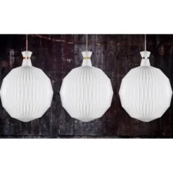Le Klint The Lantern pendel medium, vit 34cm