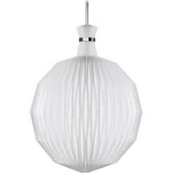 Le Klint The Lantern pendel XL, vit/rostfritt stål 55cm
