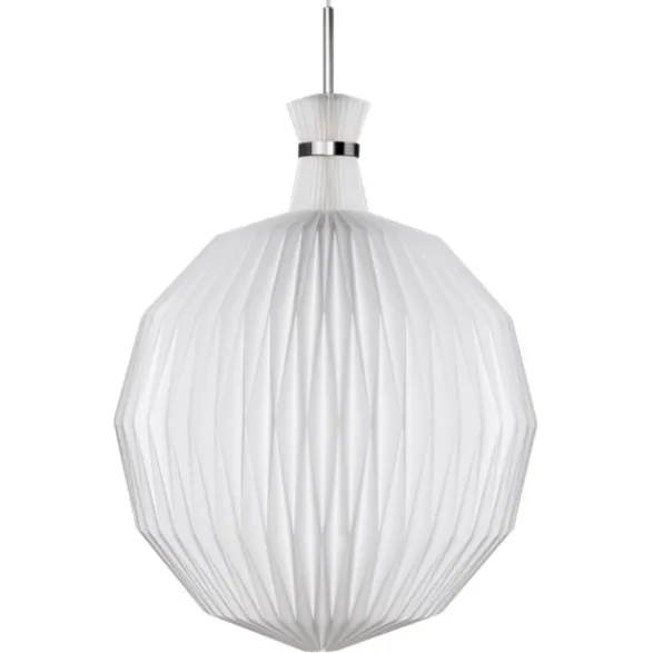 Le Klint The Lantern pendel XL, vit/rostfritt stål 55cm