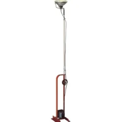 FLOS Toio golvlampa LED, röd 195cm