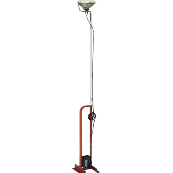 FLOS Toio golvlampa LED, röd 195cm