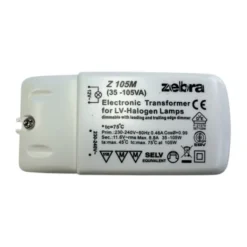 lampsladdar.se Transformator 35-105w Mouse Vit Zebra