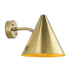 Örsjö Belysning Tratten vägglampa, råmässing
