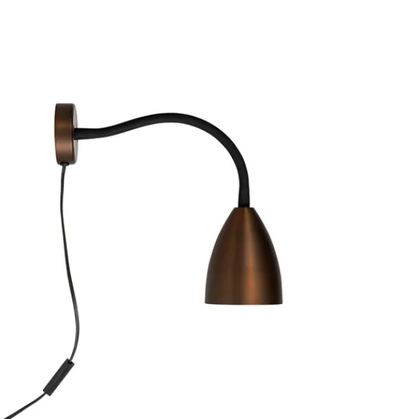 Belid Trotsig vägglampa, oxid 35cm