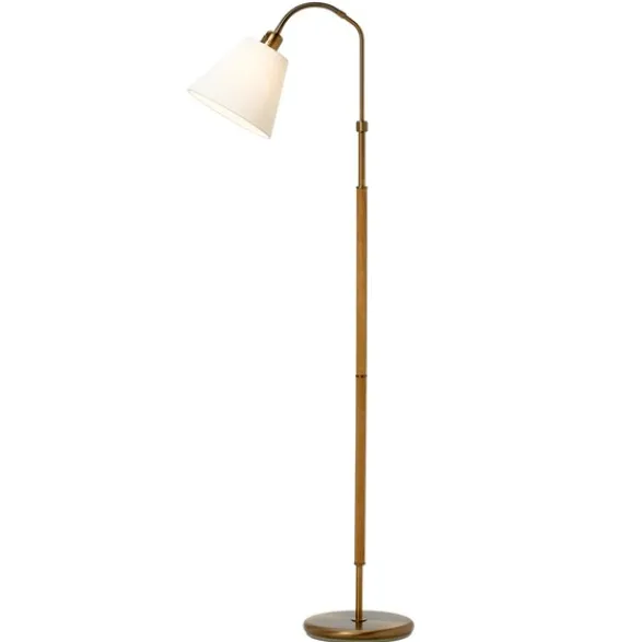 Armaturhantverk Tullgarn golvlampa, oxid/ek 145cm