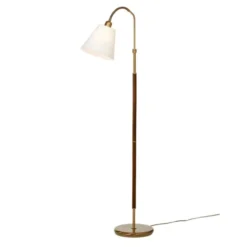 Armaturhantverk Tullgarn golvlampa, oxid/valnöt 145cm