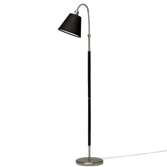 Armaturhantverk Tullgarn golvlampa, råjärn/svart 145cm