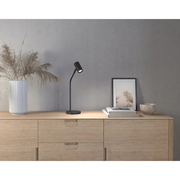 Belid Tyson bordslampa svart struktur