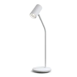 Belid Tyson bordslampa vit struktur