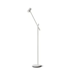Belid Tyson golvlampa tilt vit struktur