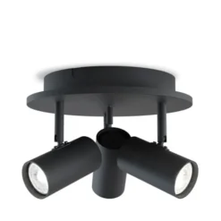 Belid Tyson 3-spot black structure GU10