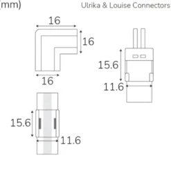 Llitt Ulrika & Louise IP20 Connectors