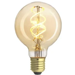 Unison UNI-FLEX glob 80mm gold E27 5W 2000K dimbar