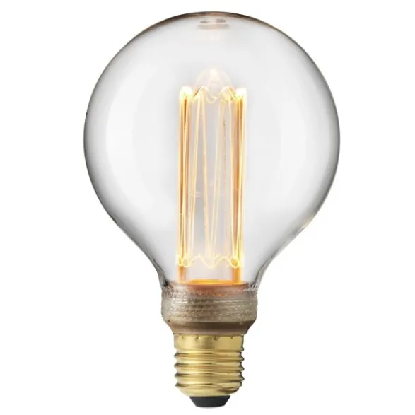 Unison UNI-K glob 100mm klar E27 3,5W 1800K dimbar