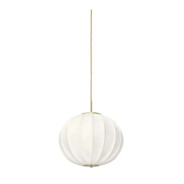 Konsthantverk Uno classic taklampa, slipad mässing 42cm