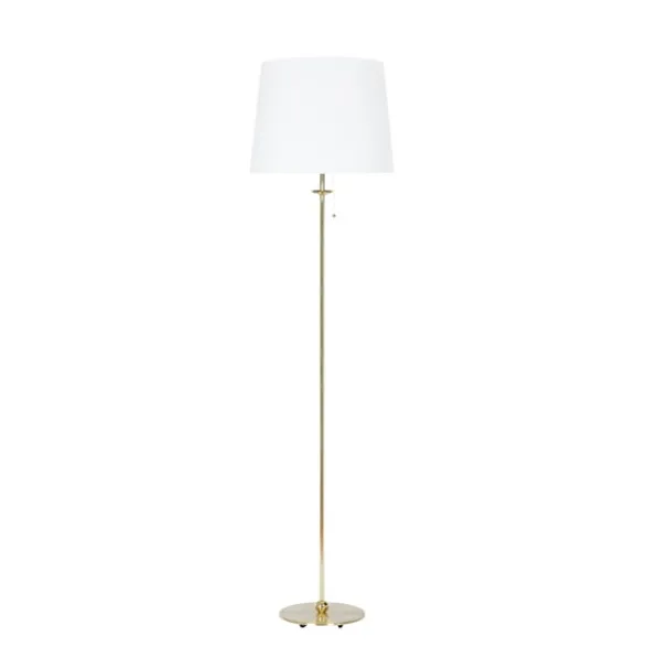 Konsthantverk Uno golvlampa, mässing 155cm