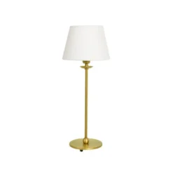 Konsthantverk Uno lampfot, rå mässing 39cm
