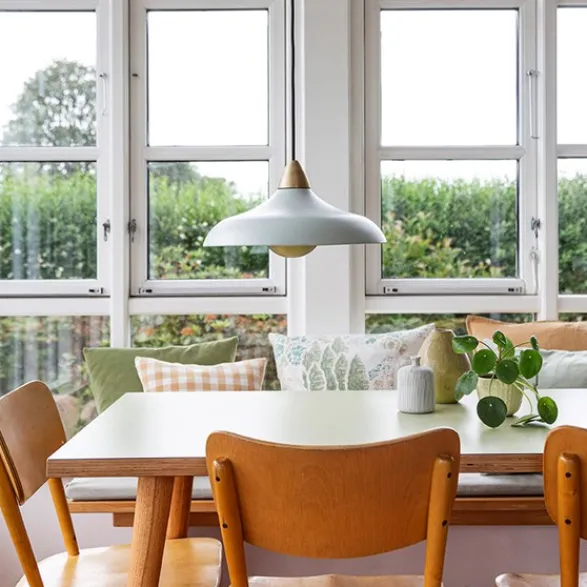 Superliving Urban Wide Pendant , Matt Misty Green
