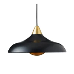 Superliving Urban Wide Pendant , Matt Real Black