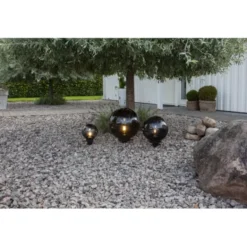 Star Trading Utomhusdekoration Orby, Svart 44cm