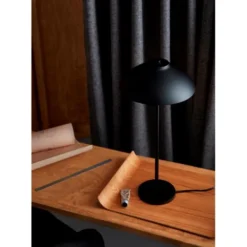Belid Vali bordslampa hög, svartstruktur 50cm