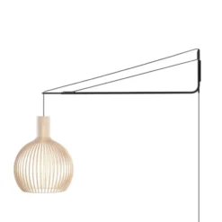 Secto Design Varsi 1000 förlängningsarm, svart 130-1700cm