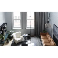Secto Design Varsi 1000 förlängningsarm, svart 130-1700cm