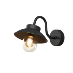 Konstsmide Vega Mini vägglykta svart