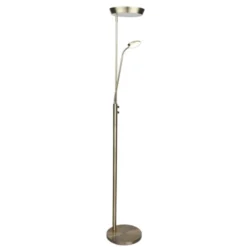 Halo Design VEGAS Golvlampa Combi LED 5/20W Antik Messing