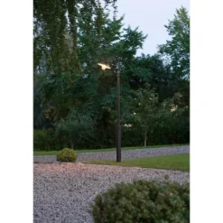 Konstsmide Vega stolplykta ink stolpe, svart