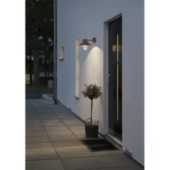 Konstsmide Vega vägglykta, koppar