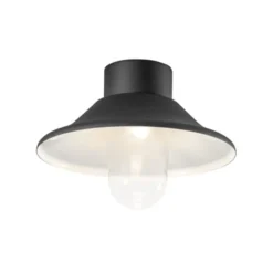 Konstsmide Vega vägg/taklykta, svart