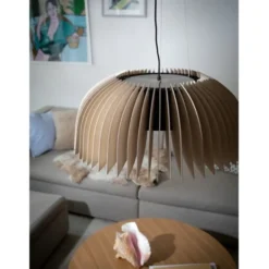 Pilke Verna taklampa 77, björk