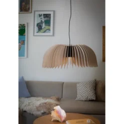 Pilke Verna taklampa 77, björk