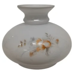 Vintage by Bright 1-2-3 Vestaskärm, vit blom 10 cm
