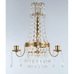 Norrsken Design Vägglampa Empire Borstad Mässing 15cm